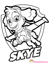 Coloring Pages Coloring Pictures Paw Patrol Photo Ideas Skye Paw Patrol Coloring Pages Paw Patrol Coloring Skye Paw Patrol