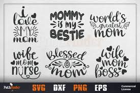 Find quotes, fonts and a wide range of design elements, svg eps dxf png ttf otf. Happy Mother S Day Bundle Graphic By Pathfinder Creative Fabrica Happy Mothers Day Happy Mothers I Love Mommy