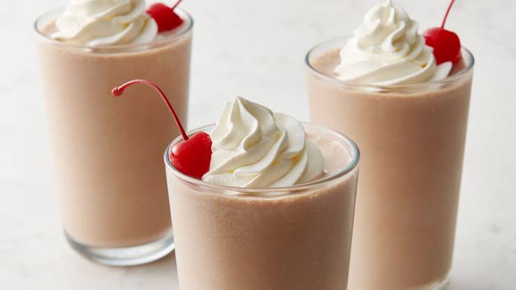 Chocolate milk shake 