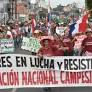 Campesinos e indígenas inician movilización a nivel país por tierra y producción