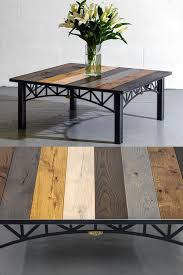 Industrial Coffee Table Made From Solid Oak Steel Steel Vintage Vintage Industrial Furniture Industrial Decor Industrial Furniture