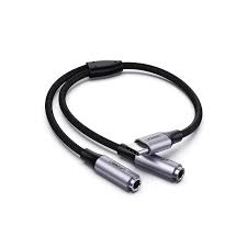 CABLE DE AUDIO USB-C A 3.5 HEMBRA 25CM PLATEADO, UGREEN AV144U, 30732 – PC  Market