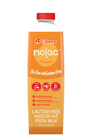 Nolac Lactose Free Ultra Pasteurised Medium Fat Milk 1l Clover Corporate