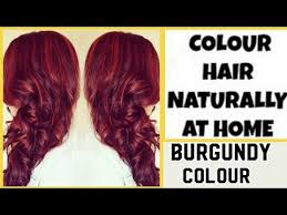 Play up the contrasting color with nude makeup and neutral clothing or make it pop even more with bold berry shades. Diy Burgundy Red Hair Color How To Color Hair Burgundy Or Maroon Naturally à¤à¤° à¤ªà¤° à¤¬ à¤² à¤ à¤à¤²à¤° à¤à¤° Youtube