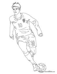 Soccer Players Coloring Pages Kaka Playing Soccer Football Coloring Pages Sports Coloring Pages Football Drawing
