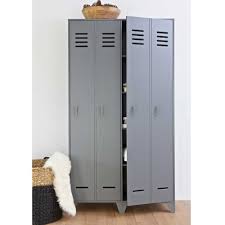 Kleiderschrank Stine Grau Spind Kleiderschrank Schrank