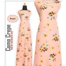 Pilihan tudung polos atau kosong adalah gaya selamat. Kain Como Crepe Corak Bunga Kecil Batik Untuk Blouse Baju Kurung Shopee Malaysia