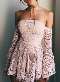 Off Shoulder Long Sleeves Pink Short Prom Dresses Homecoming Dresses Long Sleeve Homecoming Dresses Lace Homecoming Dresses Short Strapless Prom Dresses