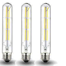 Klarlight Edison T10 Vintage Filament Bulb 6 Watt Dimmable Led Tube Light Bulbs 60w Incandescent T10 Replacement Ligh Clear Glass Bulb Tube Lamp Led Tube Light