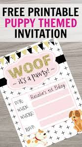 Choose from 46,920+ party flyers for your next celebration. Free Printable Invitation For Puppy Themed Party Six Clever Sisters