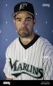 Florida Marlins' Mike Lowell is shown in this 2005 file photo. The Boston  Red Sox and Marlins reached a preliminary agreement Monday night