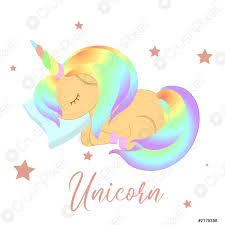 Perfect for creating greeting cards,invitations and stationery, decorating your blog or website, designing posters and room decor. Vektor Cartoon Einhorn Cliparts Isoliert Auf Weissem Hintergrund Regenbogenhaar Stock Vektorgrafi Crushpixel