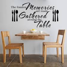 Explore 41 dining room quotes by authors including sherry turkle, ruth reichl, and conrad hall at brainyquote. Wall Sticker The Fondest Memories Quotes Vinyl Window Decal Kitchen Restaurant Dining Room Interior Decor Tableware Mural M796 Wall Stickers Aliexpress