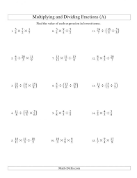 Multiplying And Dividing Fractions With Three Terms A Multiply Divide Mixed Worksheets Fractions Multdiv 3 00 Mul Fractions Worksheets Fractions Math Fractions