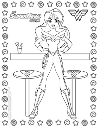 A little scary at first, but she has found her team. Coloring Page 8 Dc Super Hero Girls