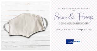 Free face mask sewing pattern that can be cut by hand with my free printable pdf or on a cricut explore or maker with my free svg cut file. In The Hoop Face Mask Sew Hoop