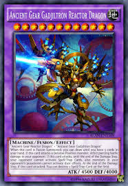 Ancient Gear Gadjiltron Reactor Dragon Custom Yugioh Cards Yugioh Monsters Yugioh Cards