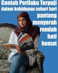 Contoh Perilaku Terpuji Pantang Menyerah Rendah Hati Hemat