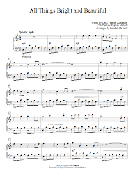 Martin Shaw All Things Bright And Beautiful Sheet Music Download Pdf Score 153562