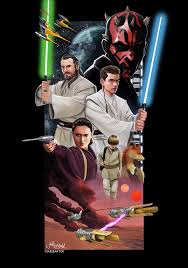 I M Drawing A Poster For Every Skywalker Saga Movie Counting Down To The Rise Of Skywalker Here S The First Star Wars Poster Star Wars Art The Phantom Menace