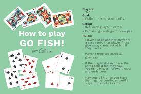 How To Play Go Fish The Complete Rules Playing Card Games Family Card Games Card Games For One
