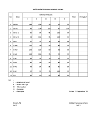 Unduh form lembar ujian penilaian hafalan. 48 Form Penilaian Lomba Desain Batik Free Gambar