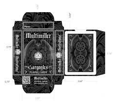 gargoyle playing card deck box custom playing cards playing card deck deck of cards