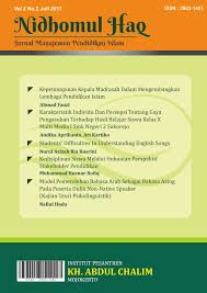 Insting saya mengatakan, bagaimana mereka mengasumsikan munculnya virus corona dengan menganalisis jumlah kendaraan di area parkir rumah sakit? Promoting Blended Learning In Vocabulary Teaching Through Whatsapp Nidhomul Haq Jurnal Manajemen Pendidikan Islam