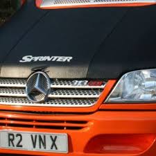 Bonnet Bra Cover Silver Sprinter Logo For Mercedes Sprinter Mk2 Sprinter Benz Sprinter Mercedes