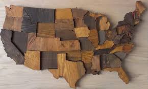 Contiguous Usa Map Wall Art Wooden State Art United States Map United States Travel Map Wood Us Map Wood Usa Map Wooden Wood Wall Art Diy Wood Art Diy Wood Map
