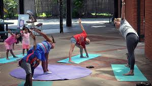 Maybe you would like to learn more about one of these? Farmers Market Program Teaches Youngsters Yoga