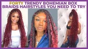 In today's scenario, there are a number of different kinds of hairstyle developed even for the children. 40 Bohemian Box Braids Protective Hairstyles Ideas Coils And Glory