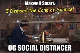 The cone of silence has finally been ditched and replaced with hover cover, which involves standing on a rooftop between three hovering helicopters (causing the participants to get blown off their feet) and the hall of hush which only leads to a wall of blather. Boomer Humor Memes