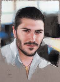 Hello everybody, here is my official portrait of John Paul II. 36 x 48  inches, graphite. The original work sent him in diplomatic bags and it  belonged to him. It was exhibited