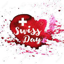 Der tag wird in der gesamten schweiz am 1. Schweiz Unabhangigkeitstag Grusskarte Oder Poster Design Mit Weissem Kreuz Auf Rotem Aquarell Herz Swiss National Day Feiertag Den 1 August Vektor Illustration Lizenzfrei Nutzbare Vektorgrafiken Clip Arts Illustrationen Image 60781281