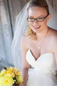 Bold Specs Wedding Hair And Makeup Bride Bride With Glasses