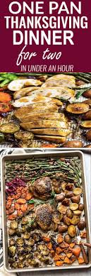 Sheet Pan Turkey Thanksgiving Dinner For Two An Easy And Healthy One Pan Thanksgiving Or Christmas M Thanksgiving Dinner For Two Thanksgiving Dinner Dinner
