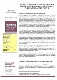 Last updated on monday, 21 october 2019 11:49. George Town S Unesco World Heritage Status Penang Institute