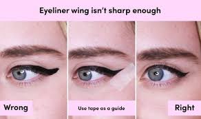 Position the tape along the outer corner of your eye. How To Apply Liquid Eyeliner 7 Mistakes To Avoid Making