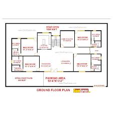It is most often used to measure land area such as rooms, houses, and large plots of land. Apartment Plan For 121 Feet By 57 Feet Plot Plot Size 766 Square Yards Gharexpert Com