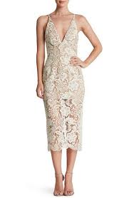 Dress The Population Marie Lace Midi Dress Nordstrom Yellow Lace Dresses Dresses Stylish Dresses