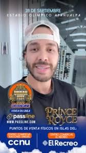 La estrella de la música latina ✨PRINCE ROYCE✨ confirma su asistencia al  Urban Fest., Entradas a la venta en línea: , www.passline.ec, O compra sin  recargo alguno en nuestras islas del CC El Recreo y ...
