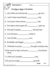 Use Then Or Than Worksheet 2 Students Must Decide Between Choosing Then Or Than To Complete The Senten Writing Lessons Learn English Words Grammar Lessons