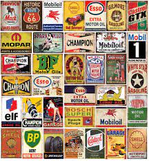 On the other hand, porcelain signs are more prone to. Buy Tin Signs 35 Pieces Reproduced Vintage Gas Oil Retro Advert Antique Metal Signs For Garage Man Cave Bar Kitchen Nostalgic Car Decor 8x12 Inch Online In Indonesia B089x65ydx