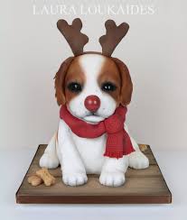 Pin By Rachell Salazar On Fave Cakes Puppy Cake Dog Cakes Xmas Cake