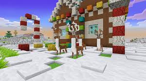 Forests, lakes, rivers, mountains, and many other landscapes are waiting for you to shape them. Cute Deers Keep Santa S House Safe In Realmcraft Minecraft Style Game Games Hd Wallpaper Peakpx