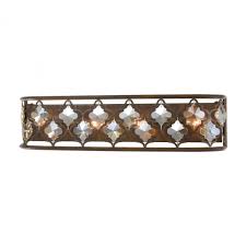 The pandora led bath bar from kuzco lighting and force darkness away with twin bars of light. Armand 4 Light Vanity Light In Weathered Bronze With Amber Teak Crystal 8042750 Richardson Lighting