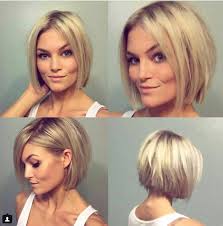 Who knew your hair could be gathered up into a chic style away from your neck? Pin On A Line Haircut Short