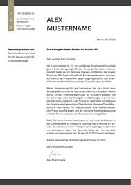 Alle infos zum dualen studium bwl bank im bereich operations. Anschreiben Duales Studium Muster Vorlagen Fur Bewerbung