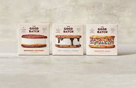 The Good Batch A Brooklyn Bakery Ice Cream Packaging Dessert Packaging Bakery Packaging